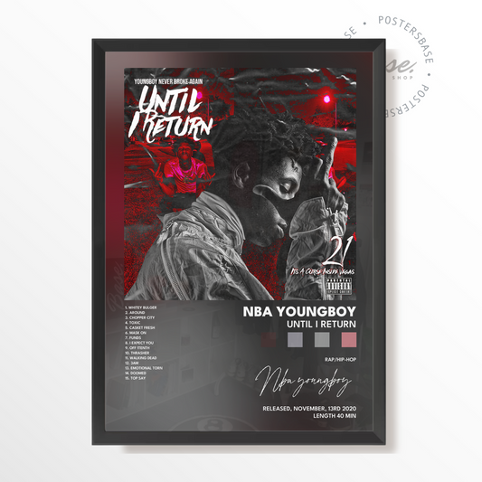 nba youngboy Until I Return poster