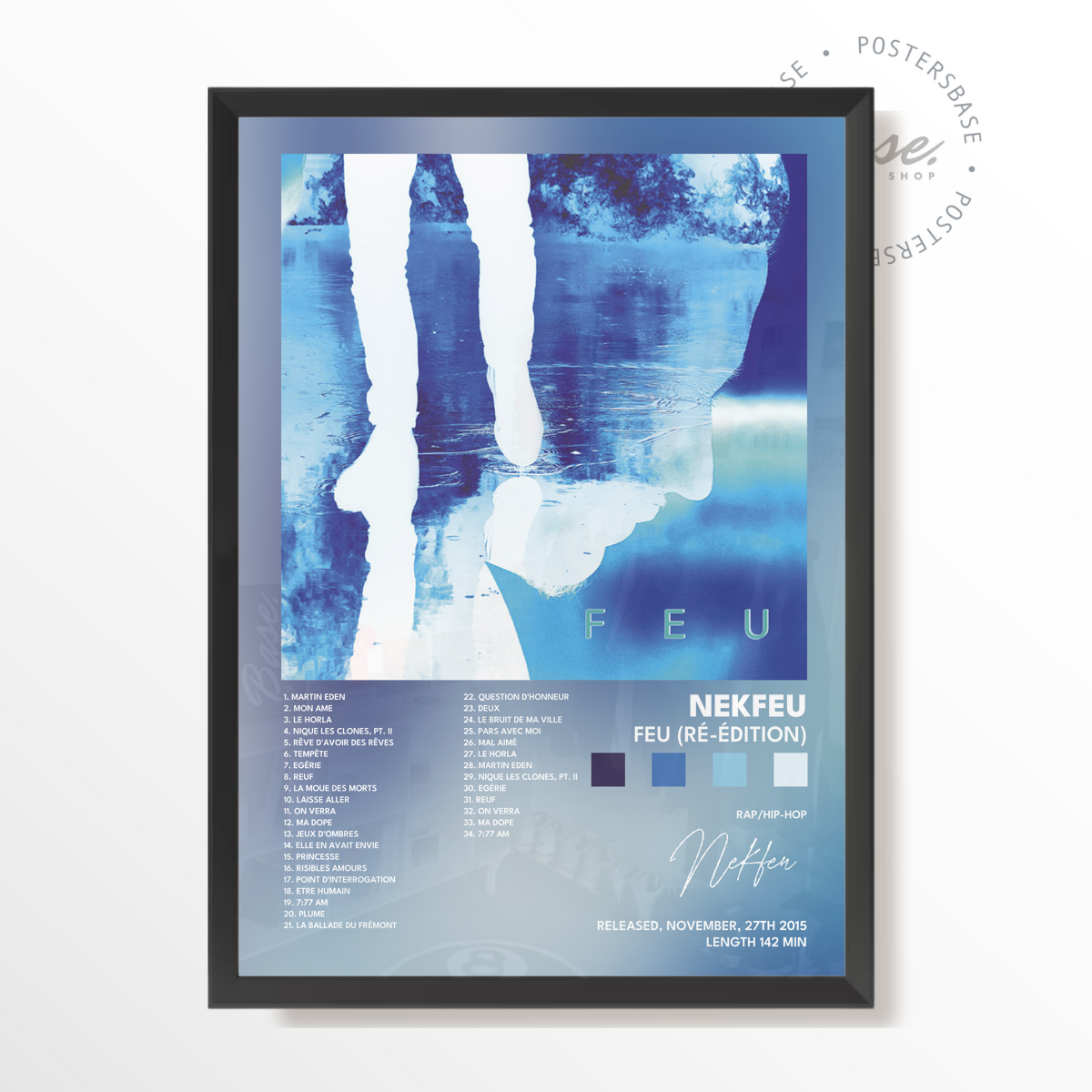 nekfeu Feu Ré édition poster