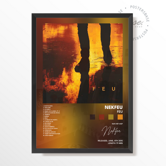 nekfeu Feu poster