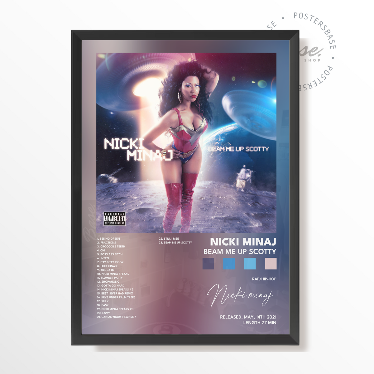 nicki minaj Beam Me Up Scotty poster