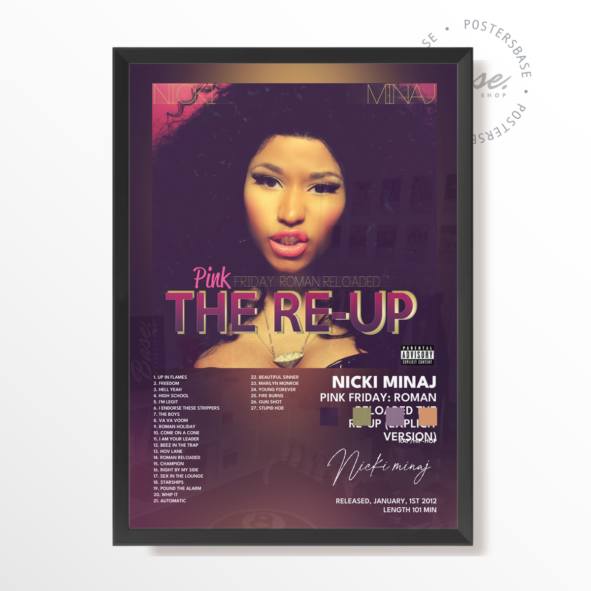 nicki minaj Pink Friday Roman Reloaded The Re Up Explicit Version poster