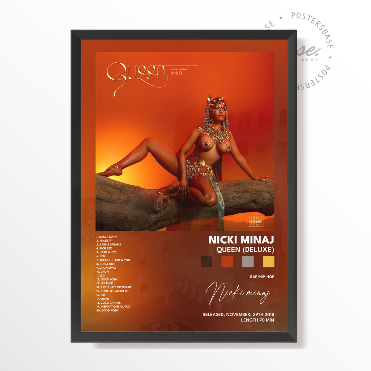 nicki minaj Queen Deluxe poster