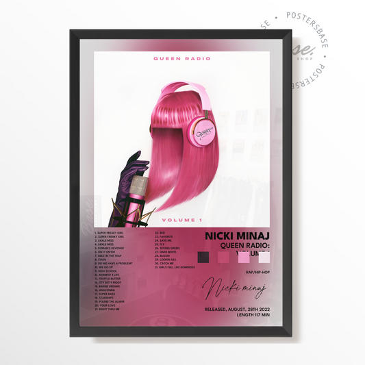 nicki minaj Queen Radio Volume 1 poster