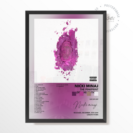 nicki minaj The Pinkprint Deluxe Edition poster