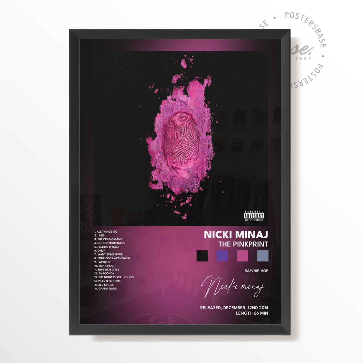 nicki minaj The Pinkprint poster