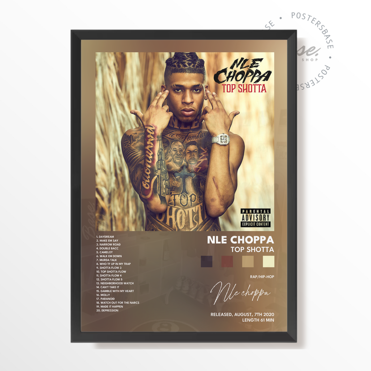 nle choppa Top Shotta poster