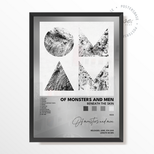 of monsters and men Beneath The Skin poster