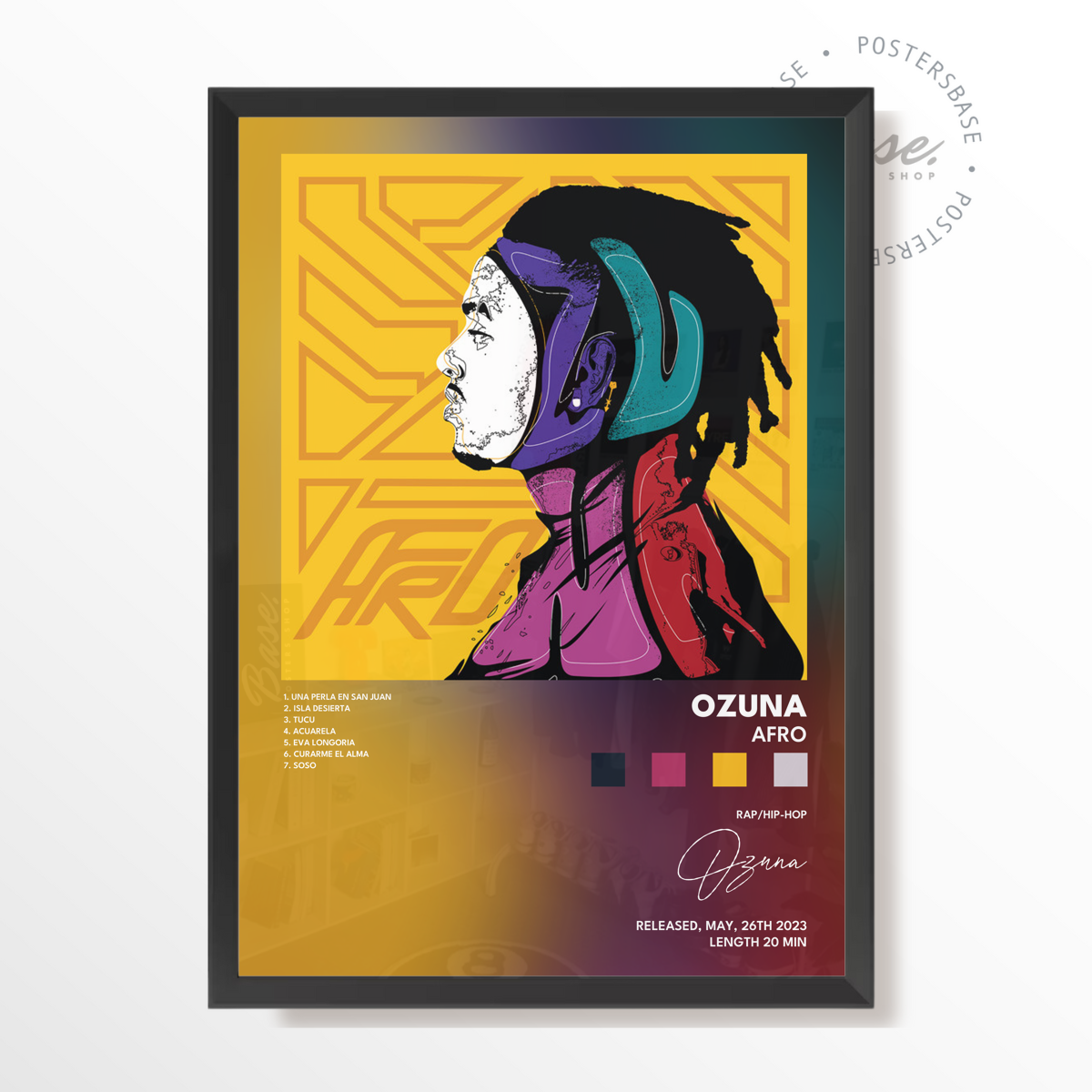 ozuna Afro poster