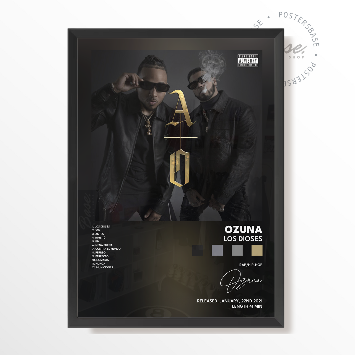 ozuna Los Dioses poster