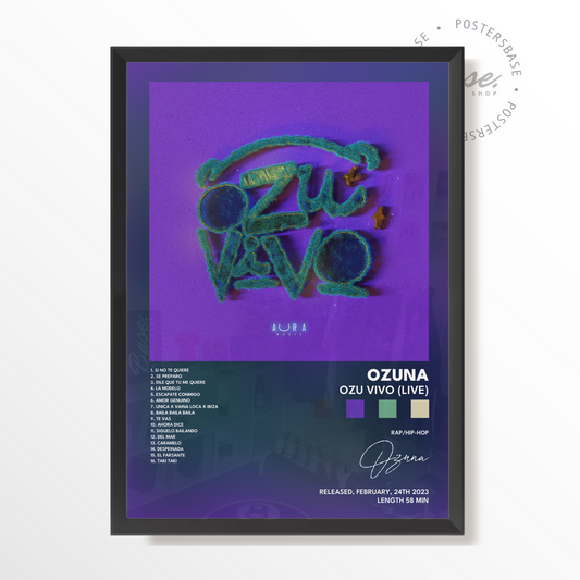 ozuna Ozu Vivo Live poster