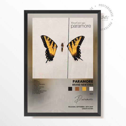 paramore Brand New Eyes poster