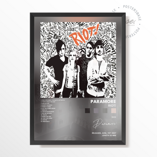 paramore Riot poster