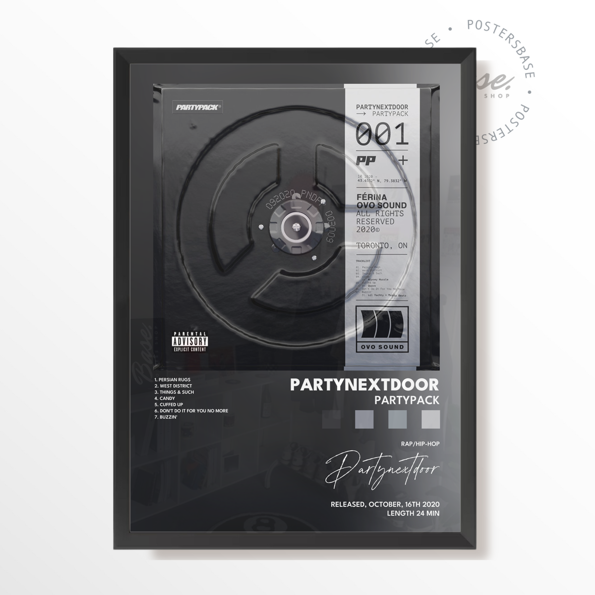 partynextdoor PARTYPACK poster