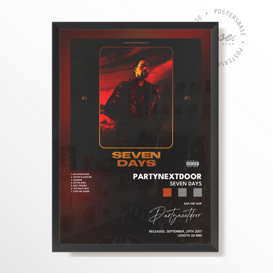 partynextdoor Seven Days poster