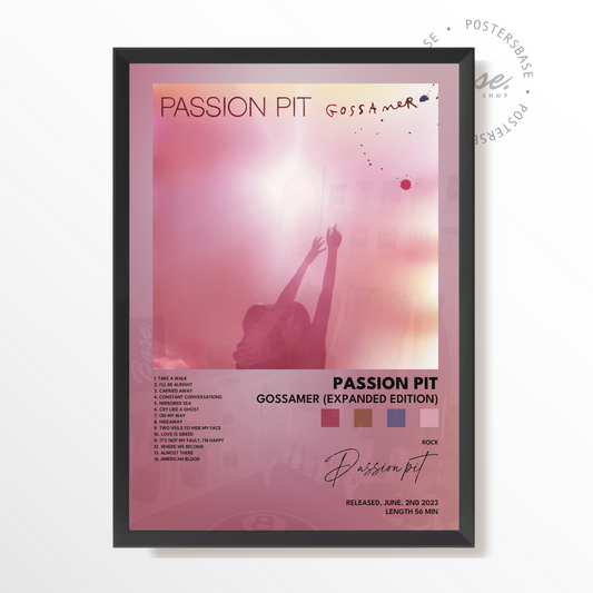 passion pit Gossamer Expanded Edition poster