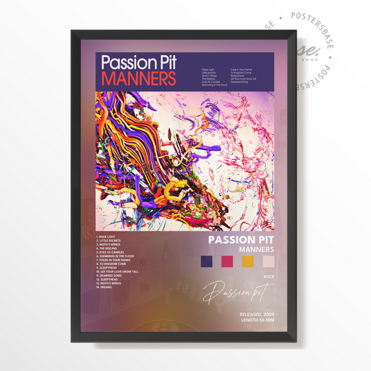 passion pit Manners poster