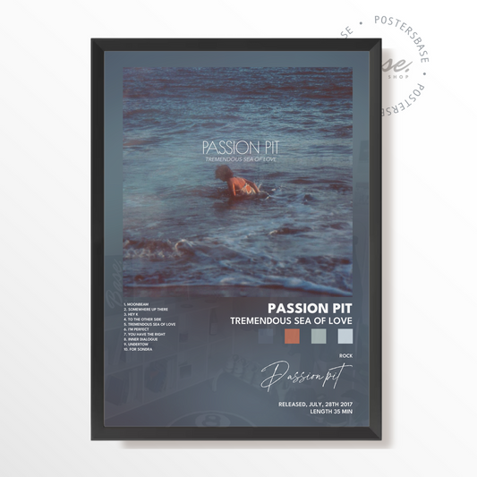 passion pit Tremendous Sea of Love poster