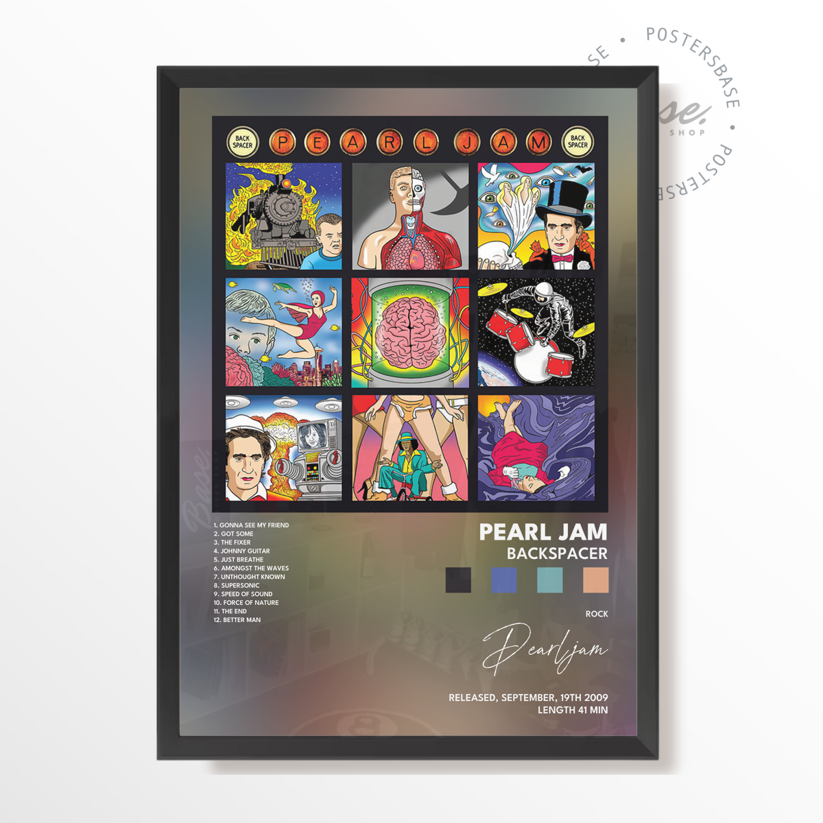 pearl jam Backspacer poster