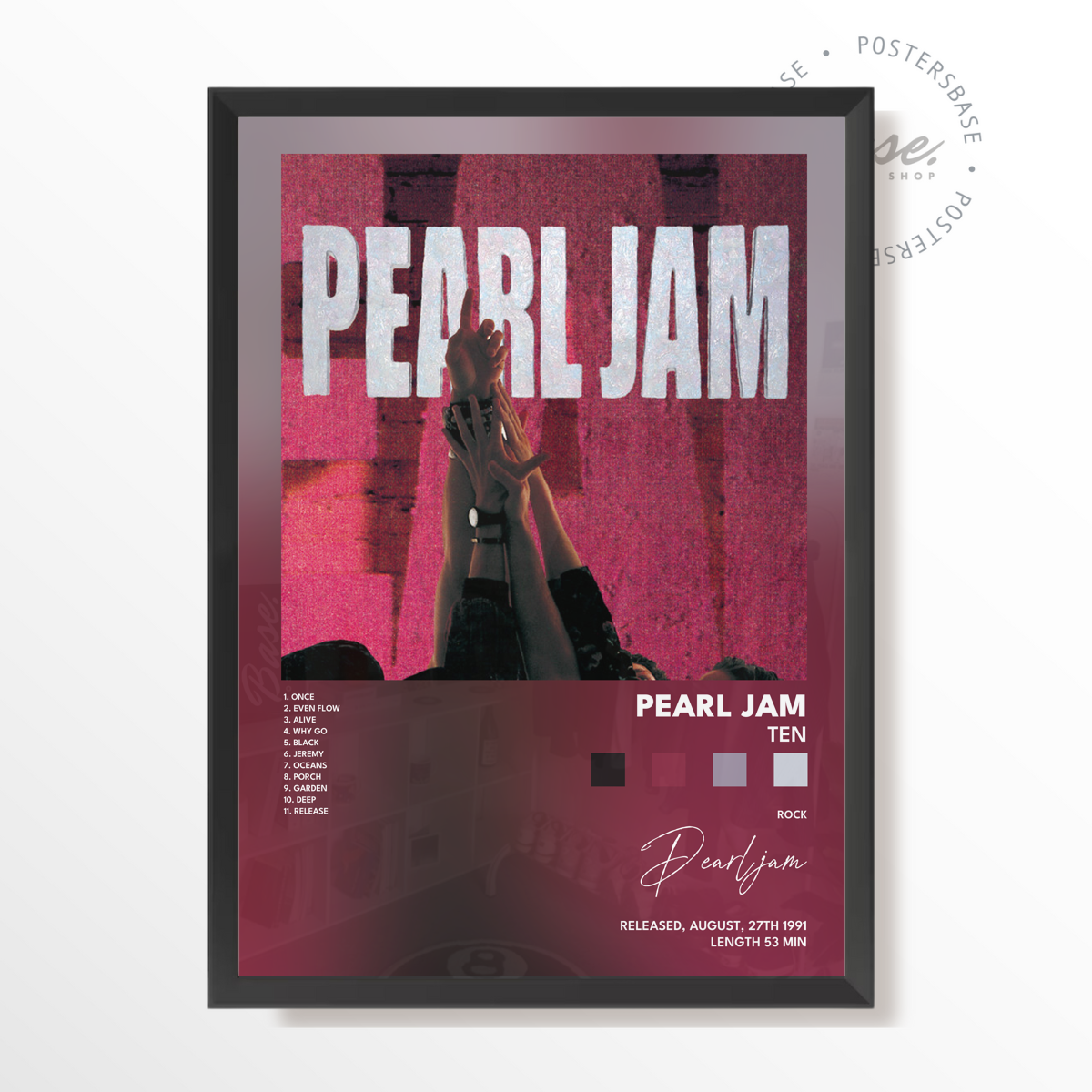 pearl jam Ten poster