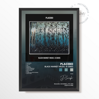 placebo Black Market Music B Sides poster