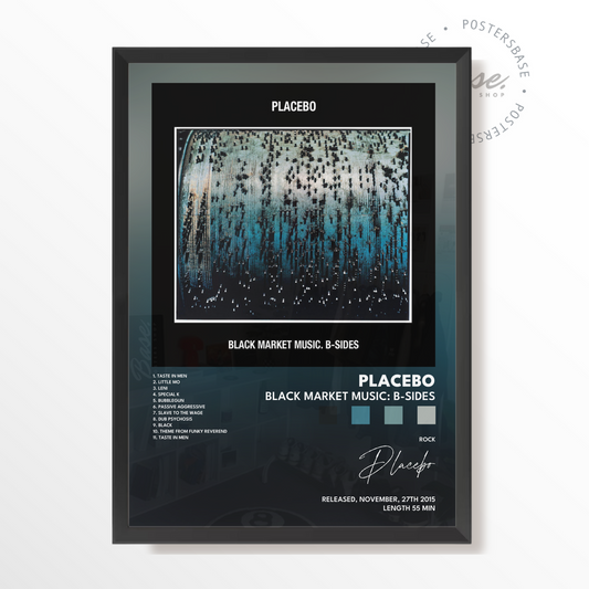 placebo Black Market Music B Sides poster