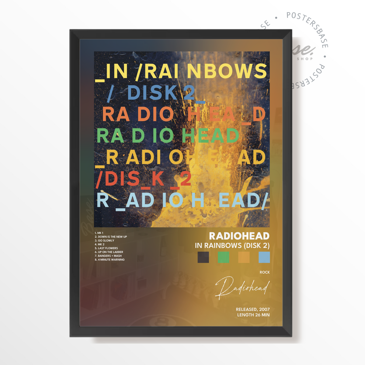 radiohead In Rainbows Disk 2 poster