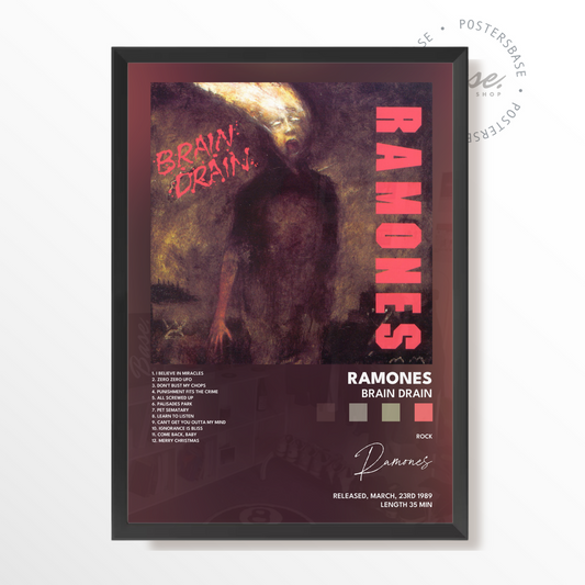 ramones Brain Drain poster