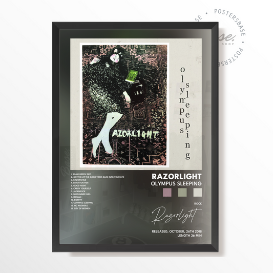 razorlight Olympus Sleeping poster