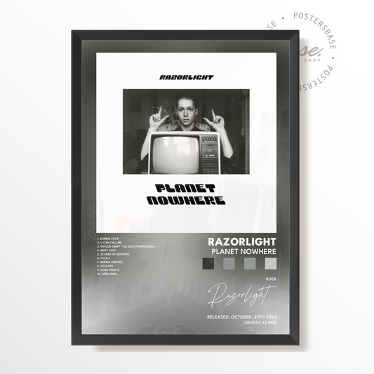 razorlight Planet Nowhere poster