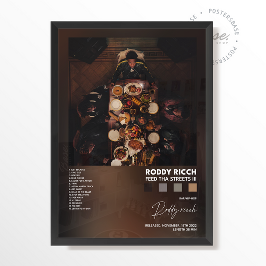 roddy ricch Feed Tha Streets III poster