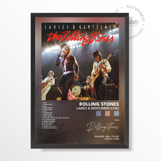 rolling stones Ladies  Gentlemen Live poster