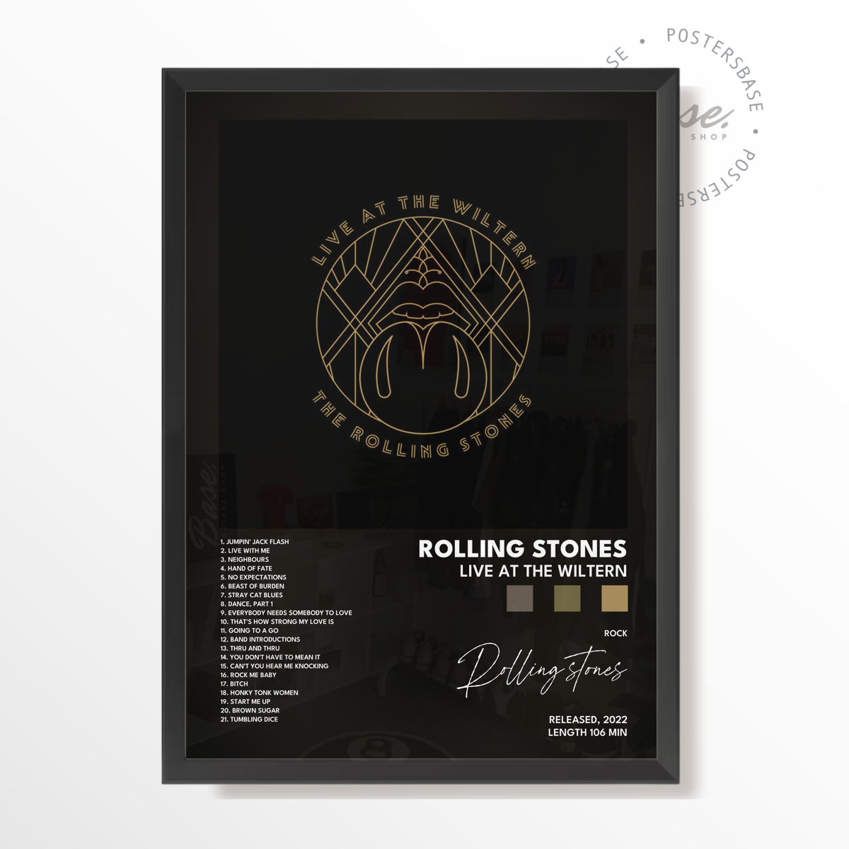 rolling stones Live At The Wiltern poster