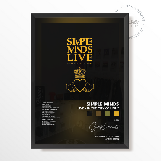 simple minds Live   In The City Of Light poster