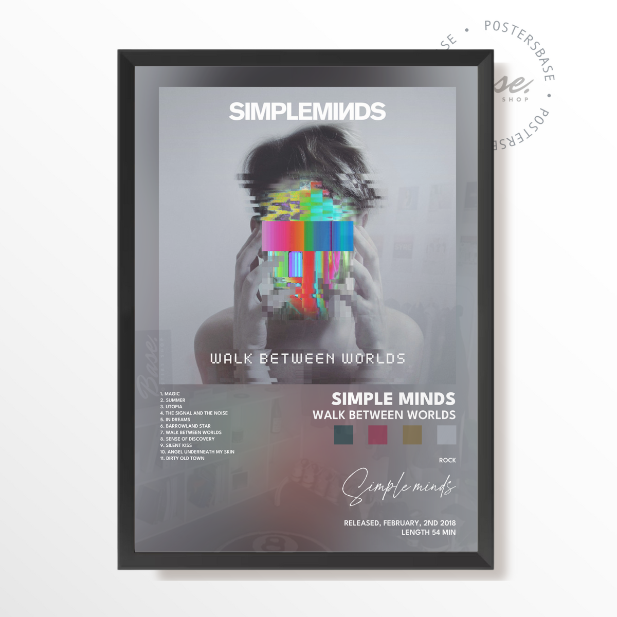 simple minds Walk Between Worlds poster