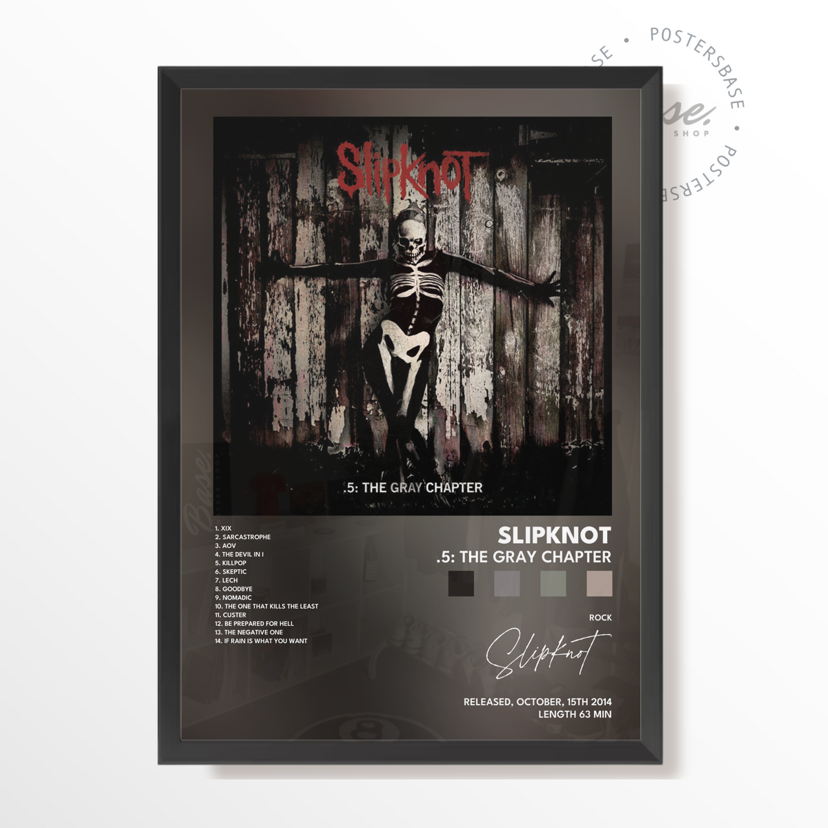 slipknot 5 The Gray Chapter poster