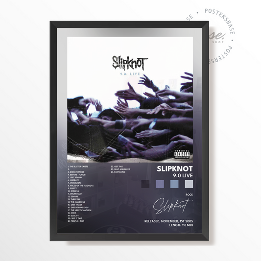 slipknot 90 Live poster