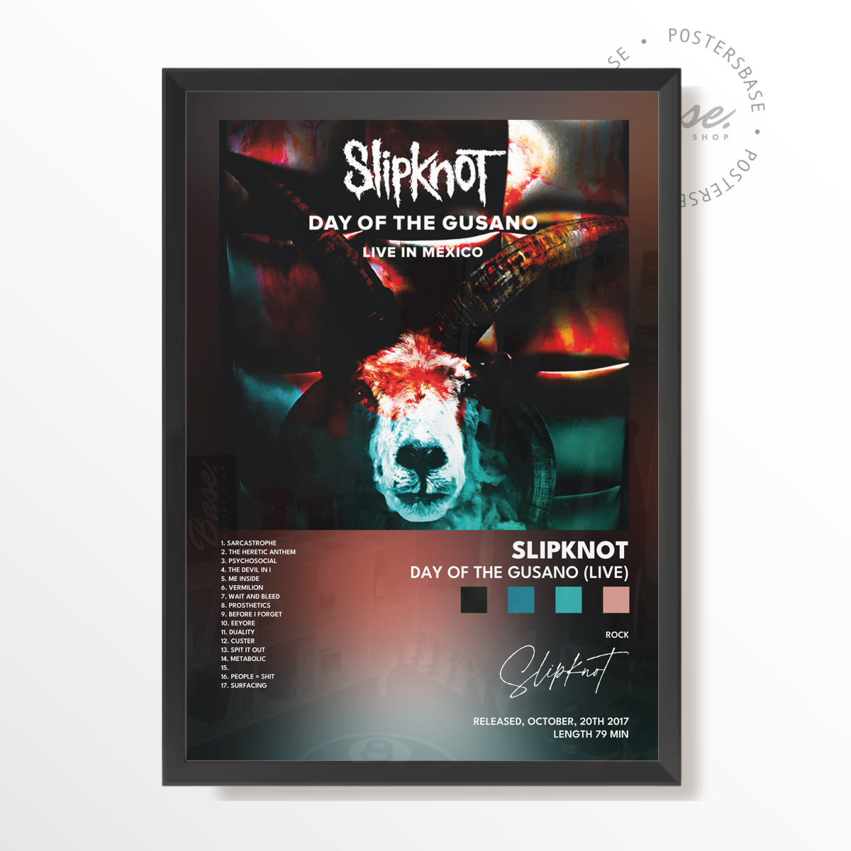 slipknot Day Of The Gusano Live poster