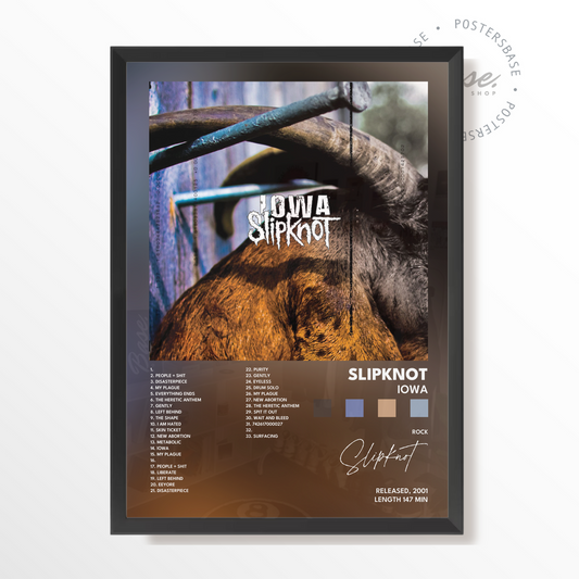 slipknot Iowa poster