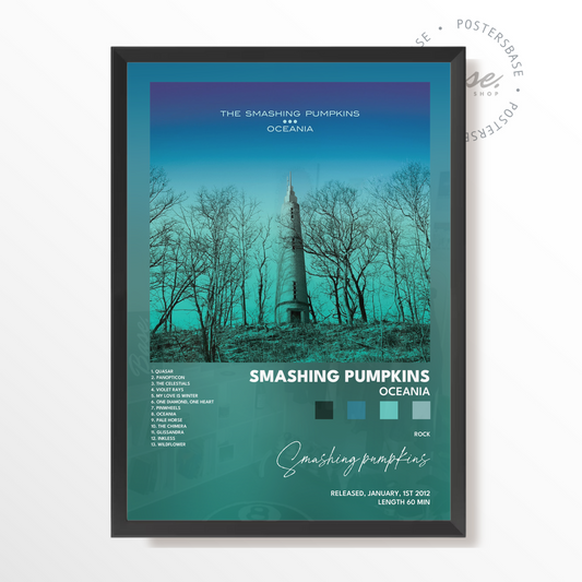 smashing pumpkins Oceania poster