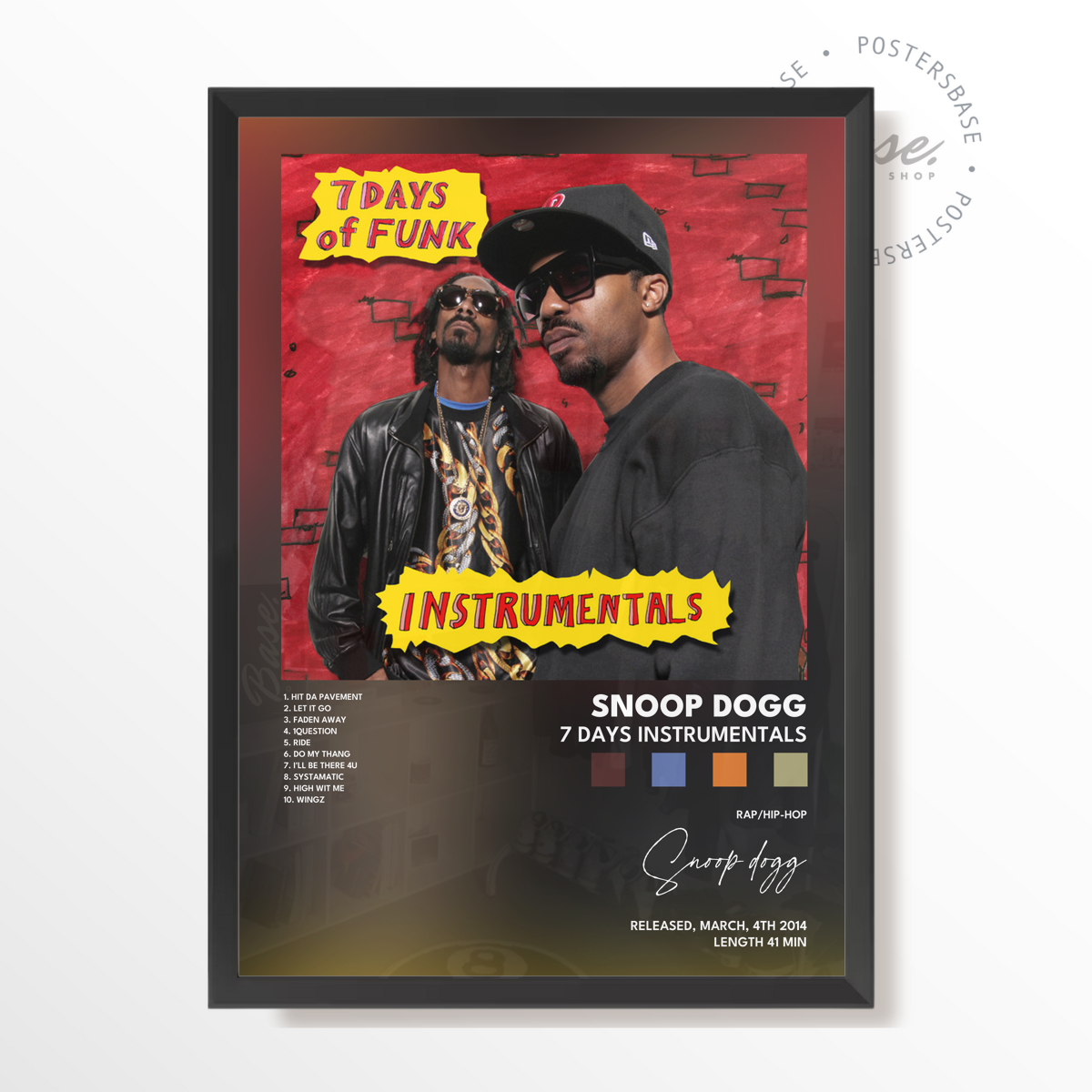 snoop dogg 7 Days Instrumentals poster