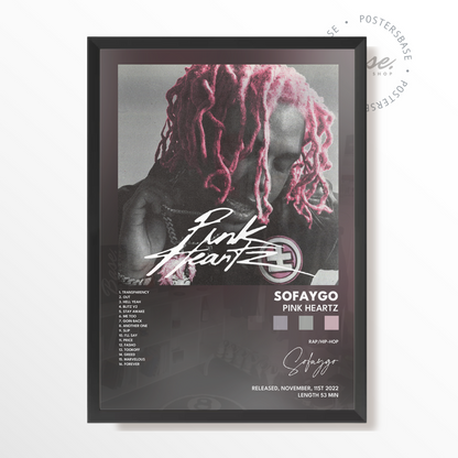 sofaygo Pink Heartz poster