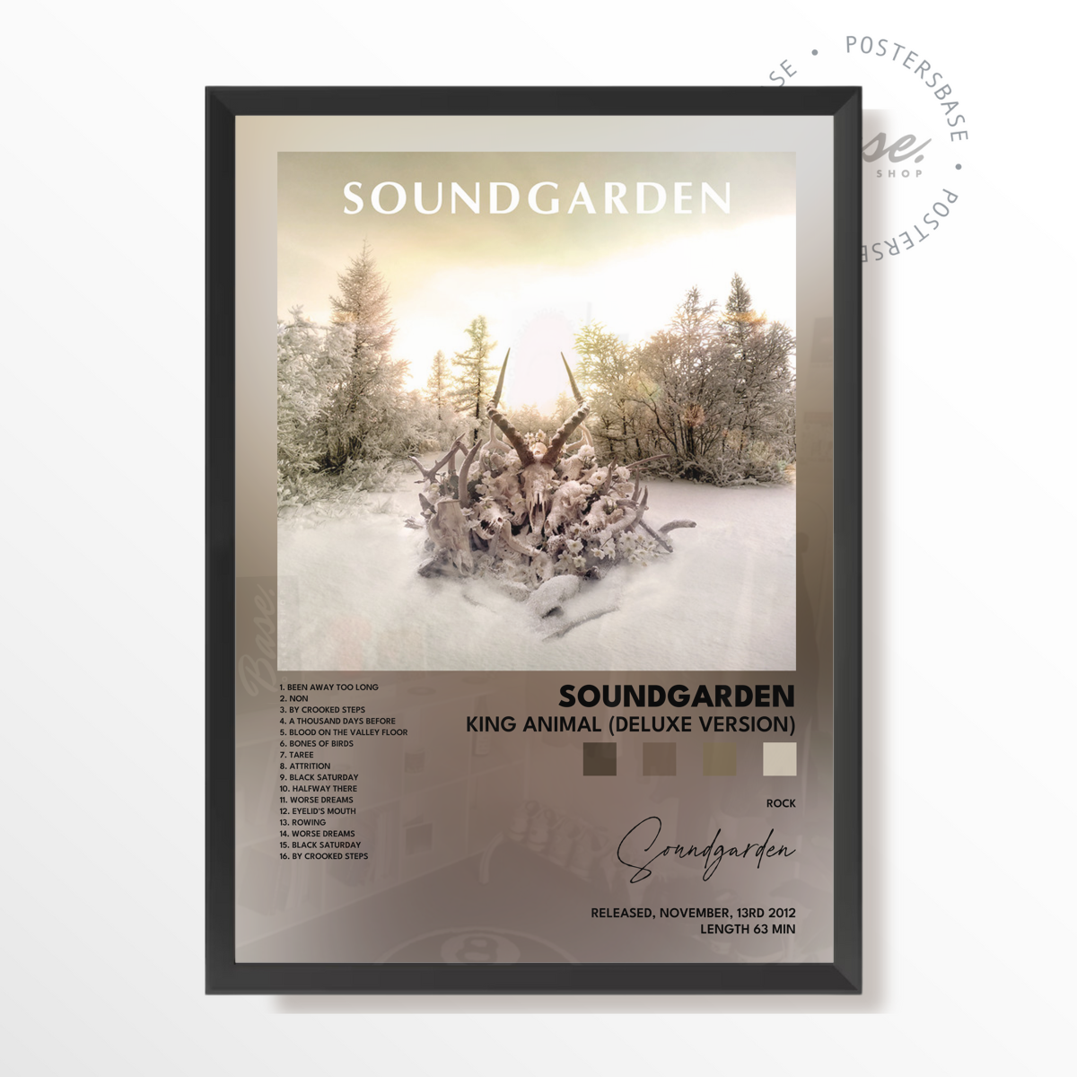 soundgarden King Animal Deluxe Version poster