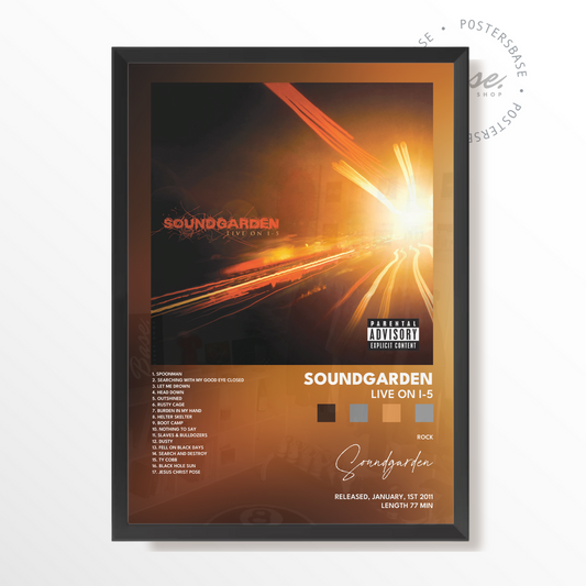 soundgarden Live On I 5 poster