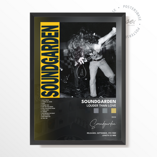 soundgarden Louder Than Love poster