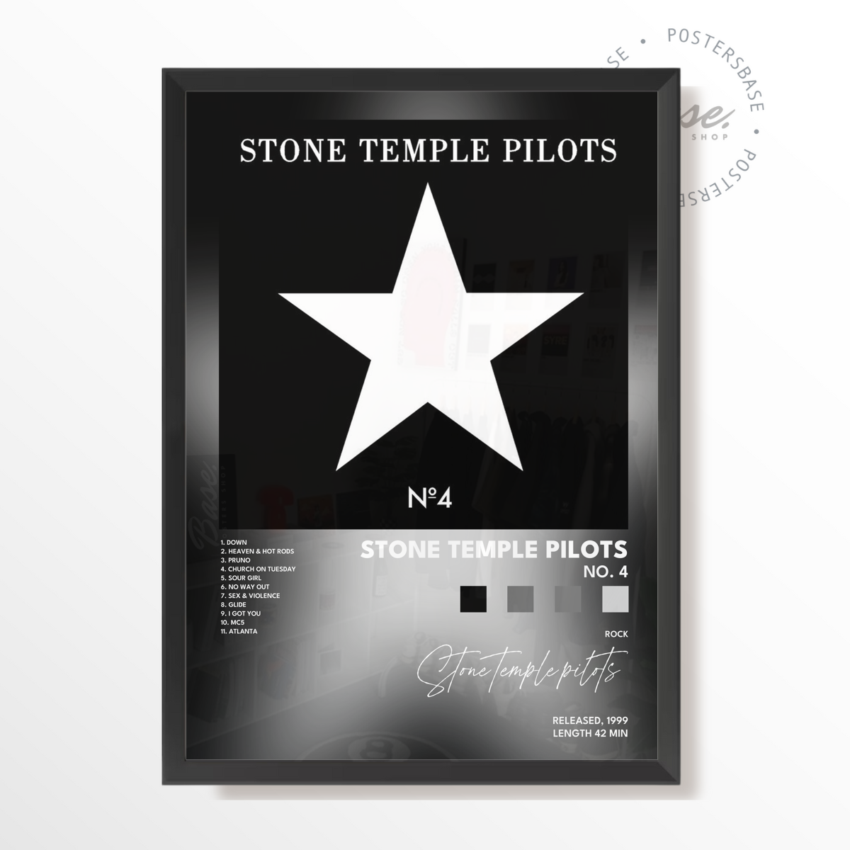 stone temple pilots No 4 poster