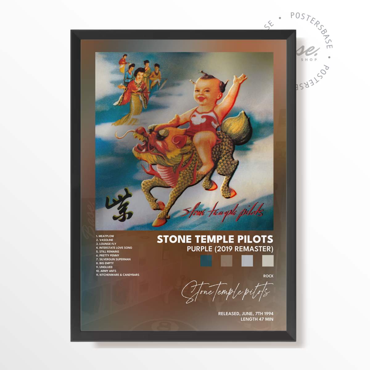 stone temple pilots Purple 2019 Remaster poster