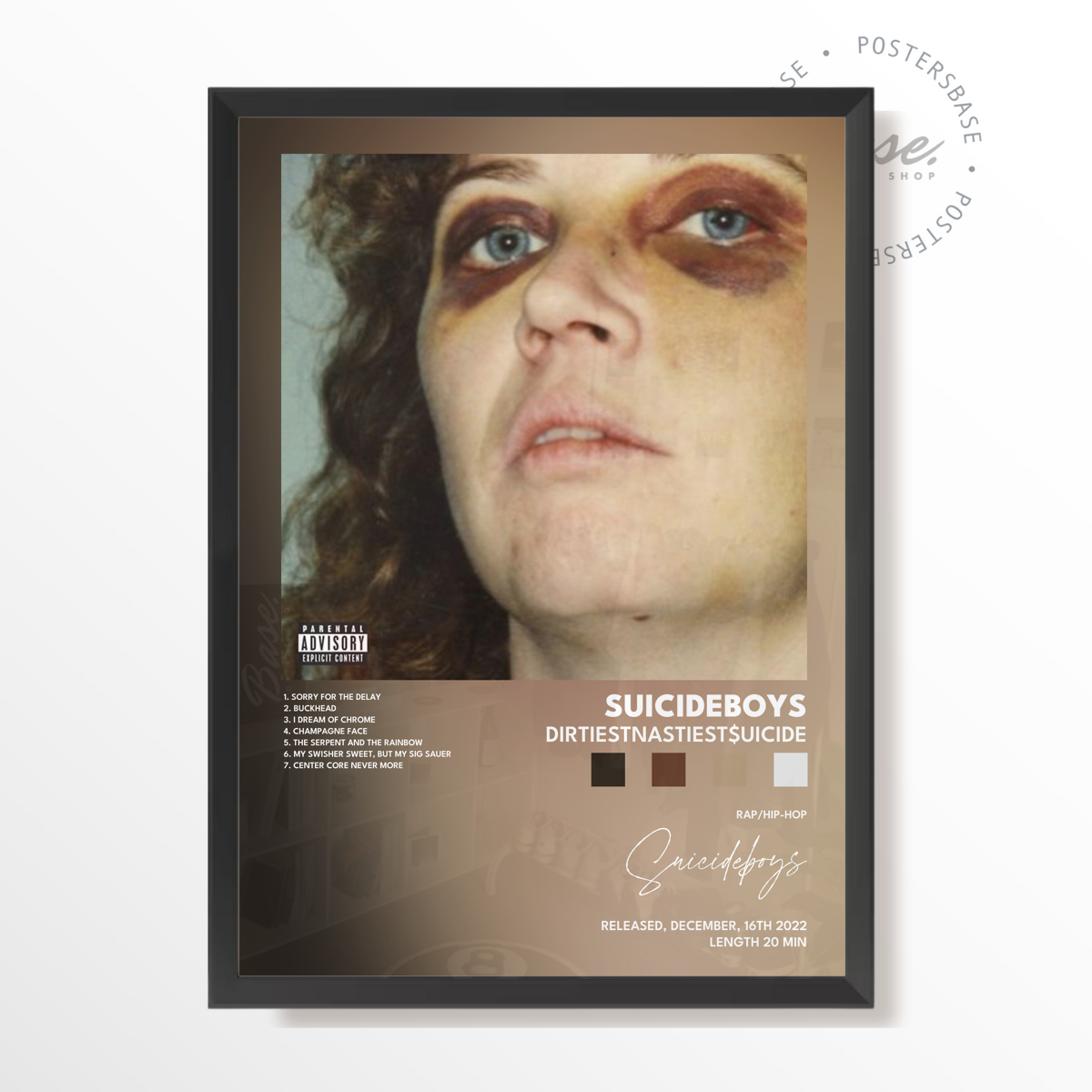 suicideboys DIRTIESTNASTIESTUICIDE poster