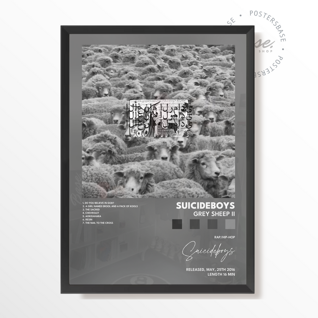 suicideboys Grey Sheep II poster – from 6.95€ | Free Shipping – Posters Base, image size:1080x1080