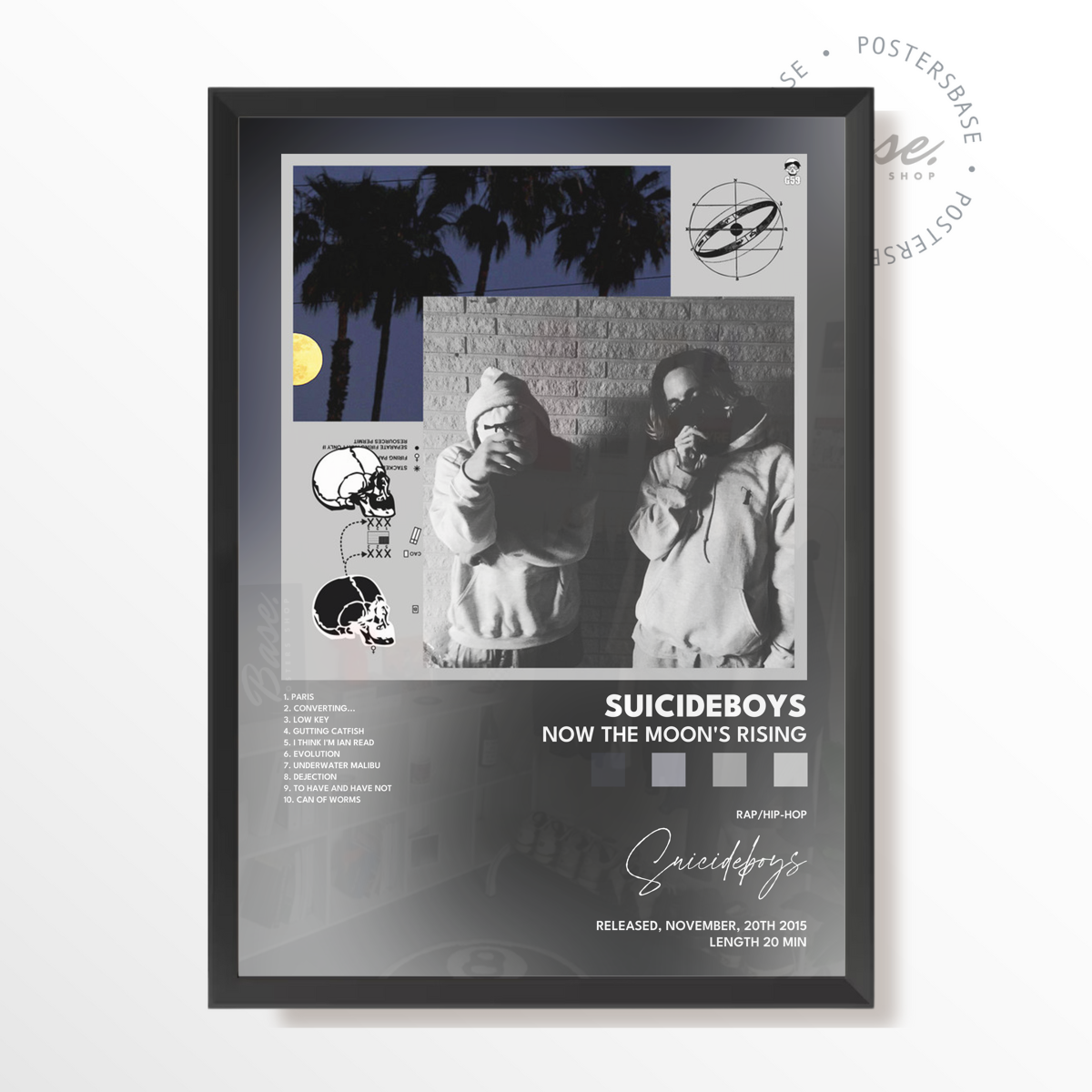 suicideboys Now the Moons Rising poster