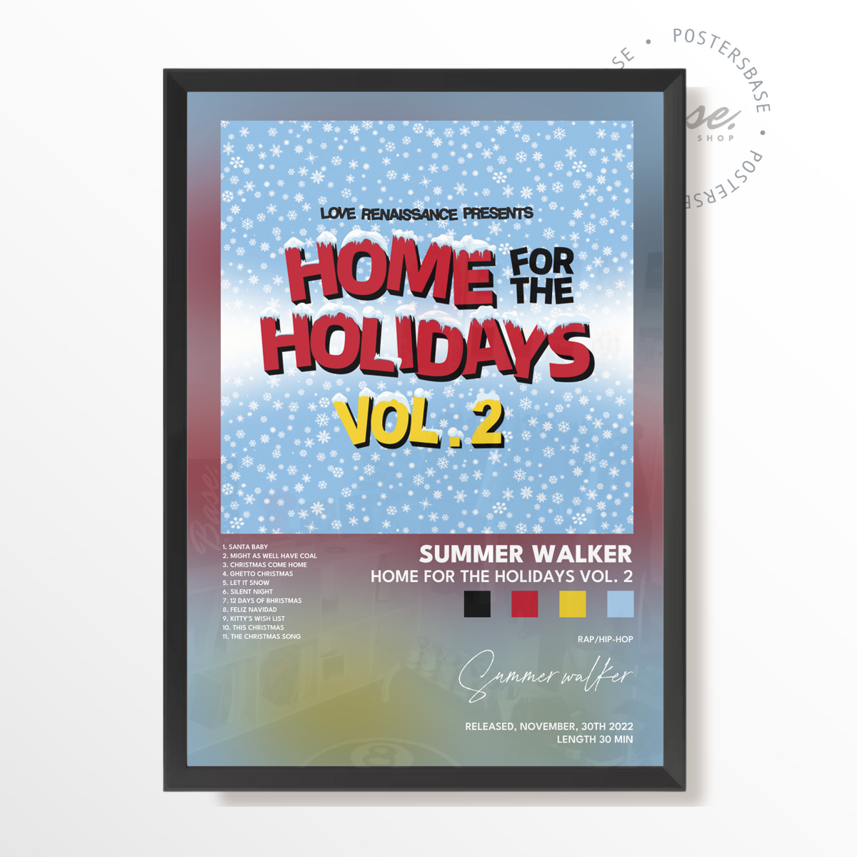 summer walker Home For The Holidays Vol 2 poster